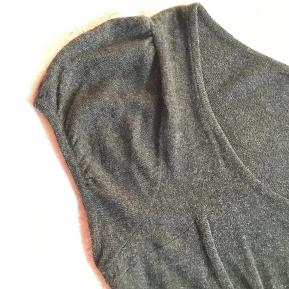 Studio Classics knit dress in dark  grey size 12 us |17" pit-to-pit | waist 14" - Picture 8 of 9